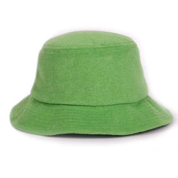 Big Size Green Terry Towelling Hat (80% cotton / 20% polyester, adjustable band, fits 62-65cms)